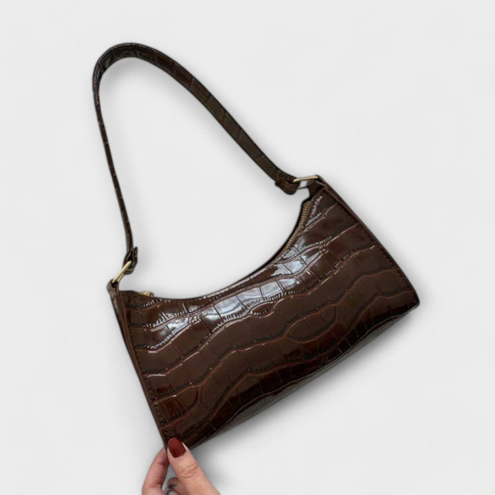 Cécile. - Sac en cuir brillant