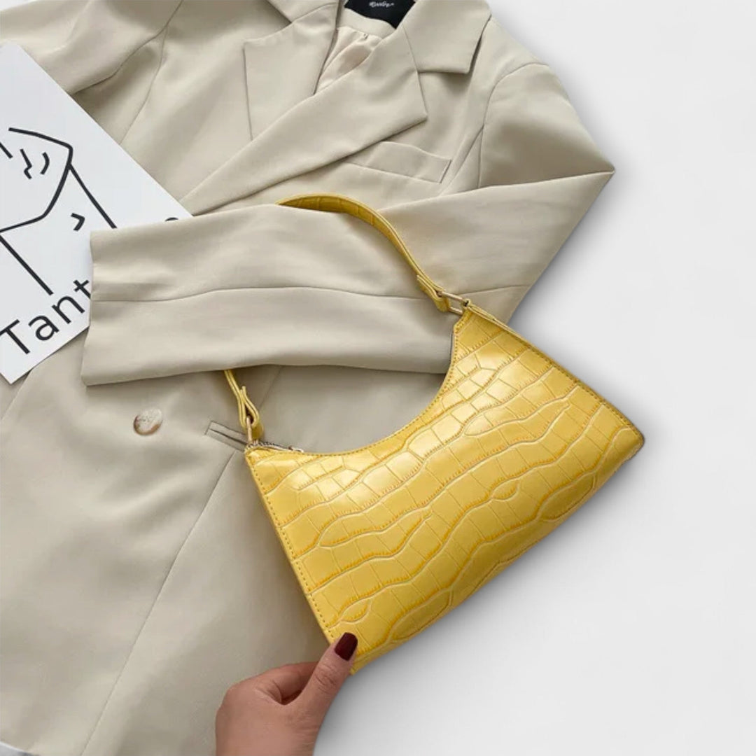 Cécile. - Sac en cuir brillant