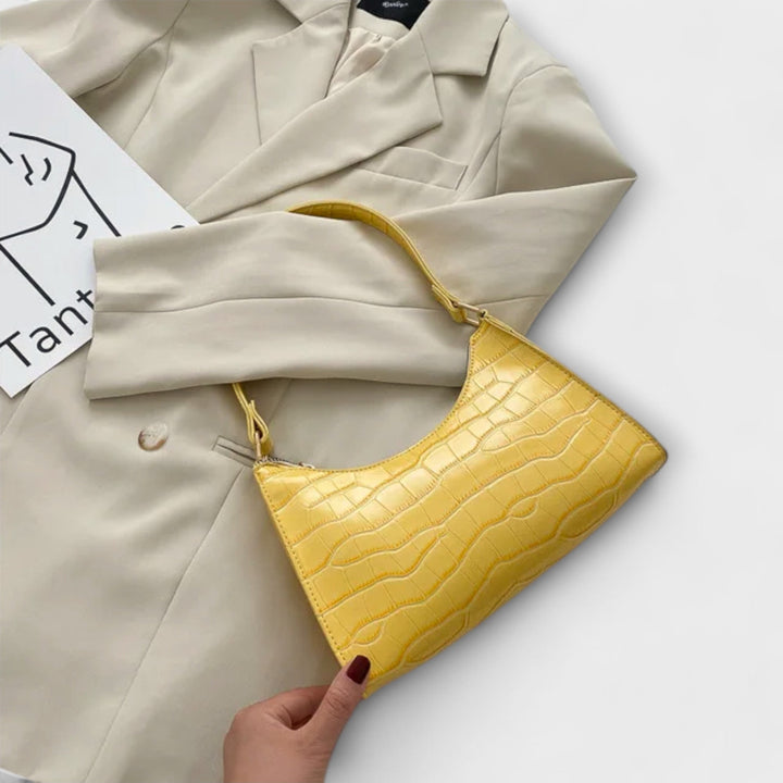 Cécile. - Sac en cuir brillant