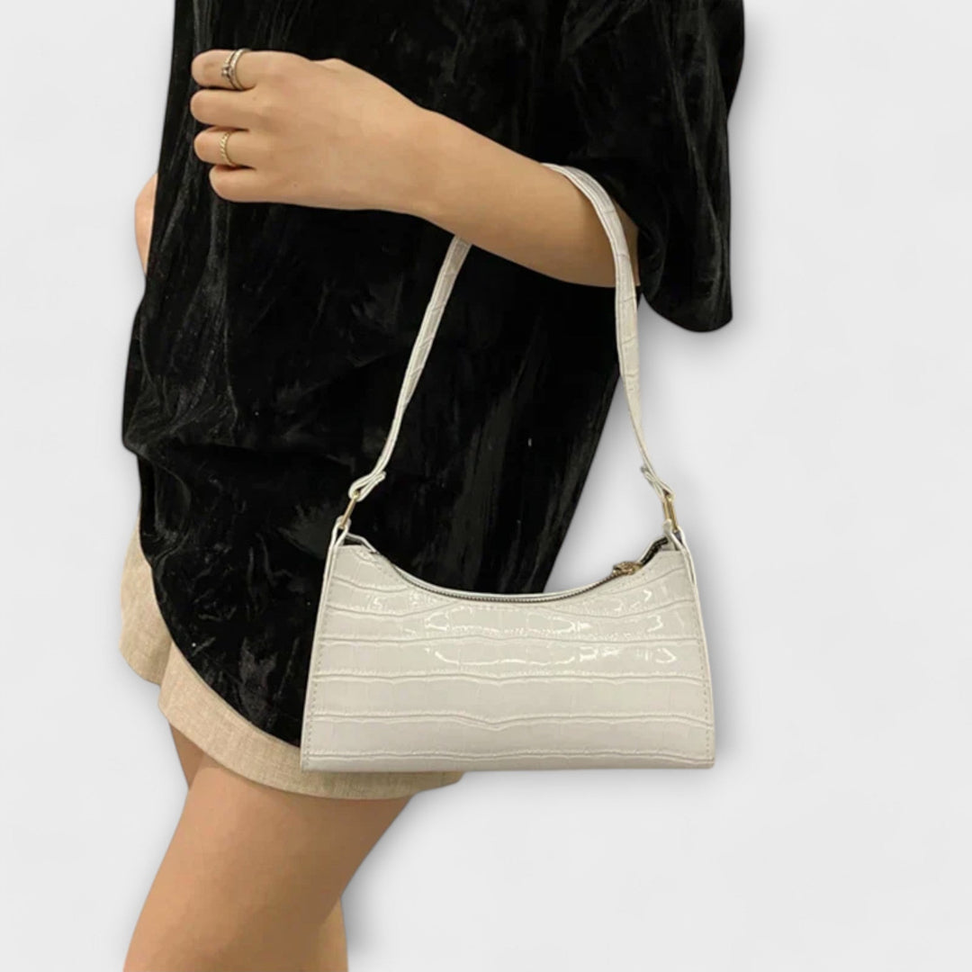 Cécile. - Sac en cuir brillant