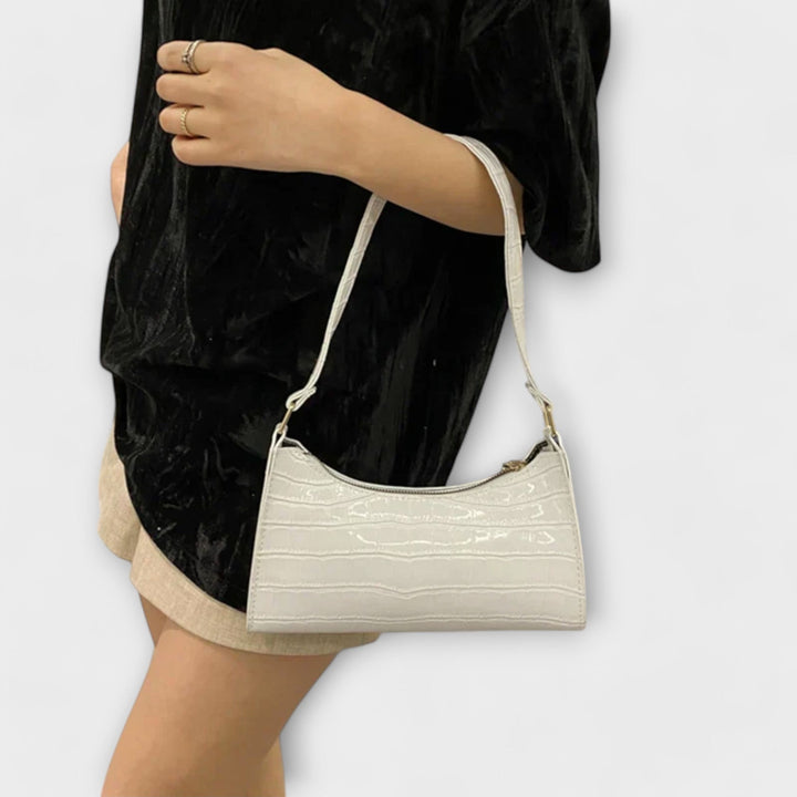 Cécile. - Sac en cuir brillant