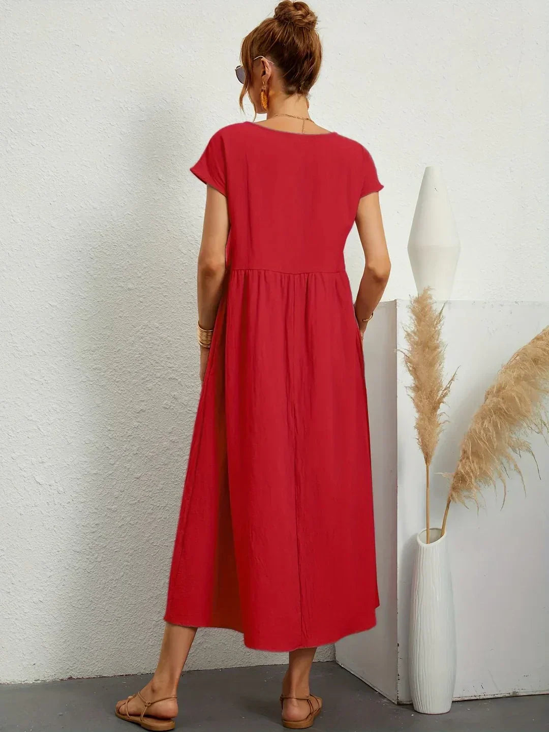 Gabrielle™ — Robe midi fluide élégance
