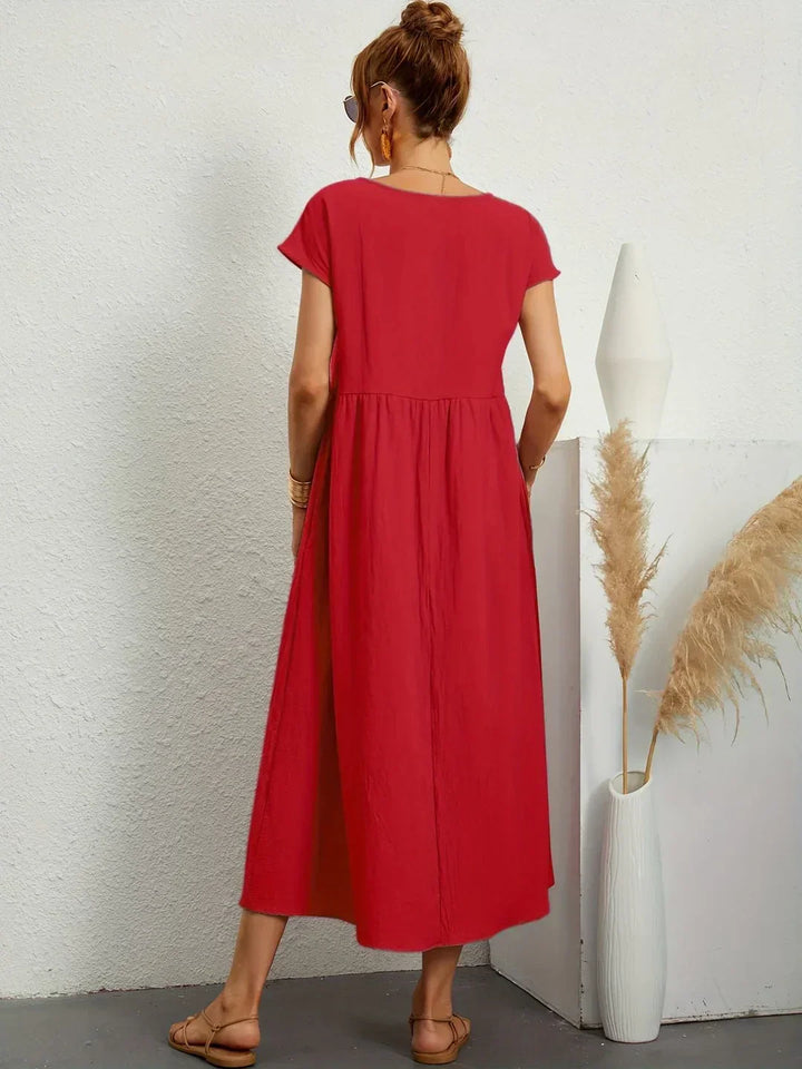 Gabrielle™ — Robe midi fluide élégance
