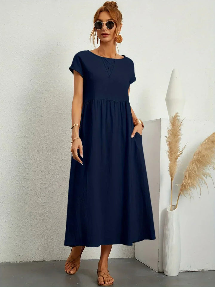 Gabrielle™ — Robe midi fluide élégance