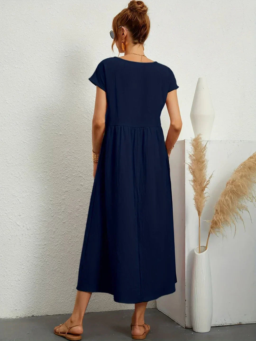Gabrielle™ — Robe midi fluide élégance
