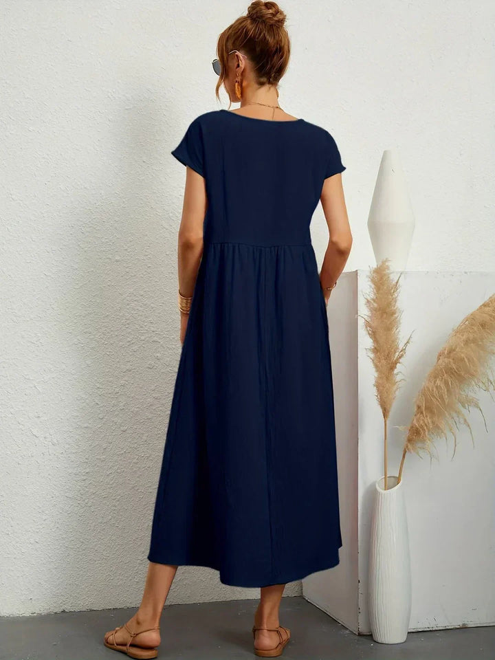Gabrielle™ — Robe midi fluide élégance
