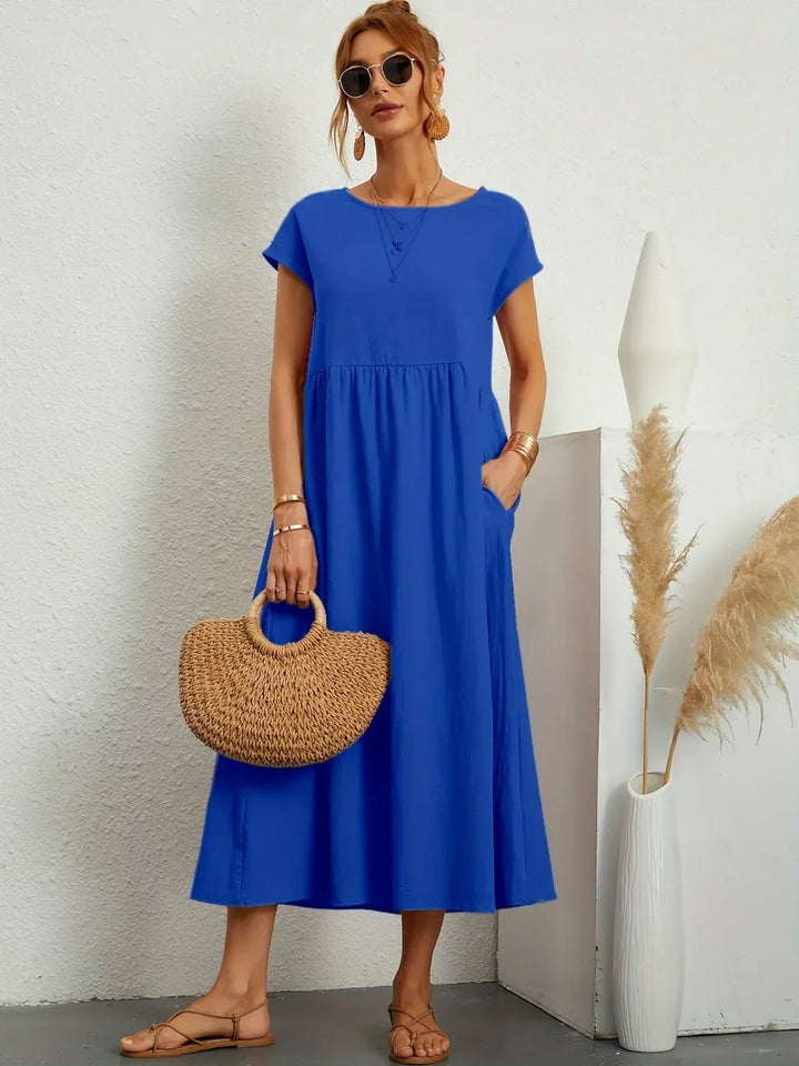 Gabrielle™ — Robe midi fluide élégance