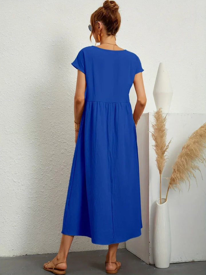Gabrielle™ — Robe midi fluide élégance
