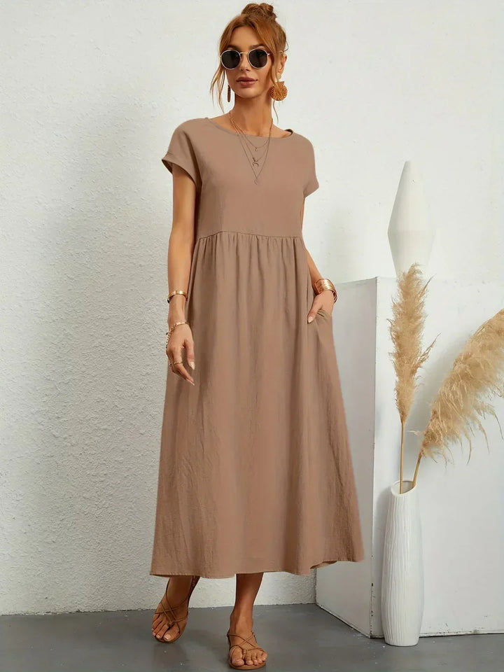 Gabrielle™ — Robe midi fluide élégance