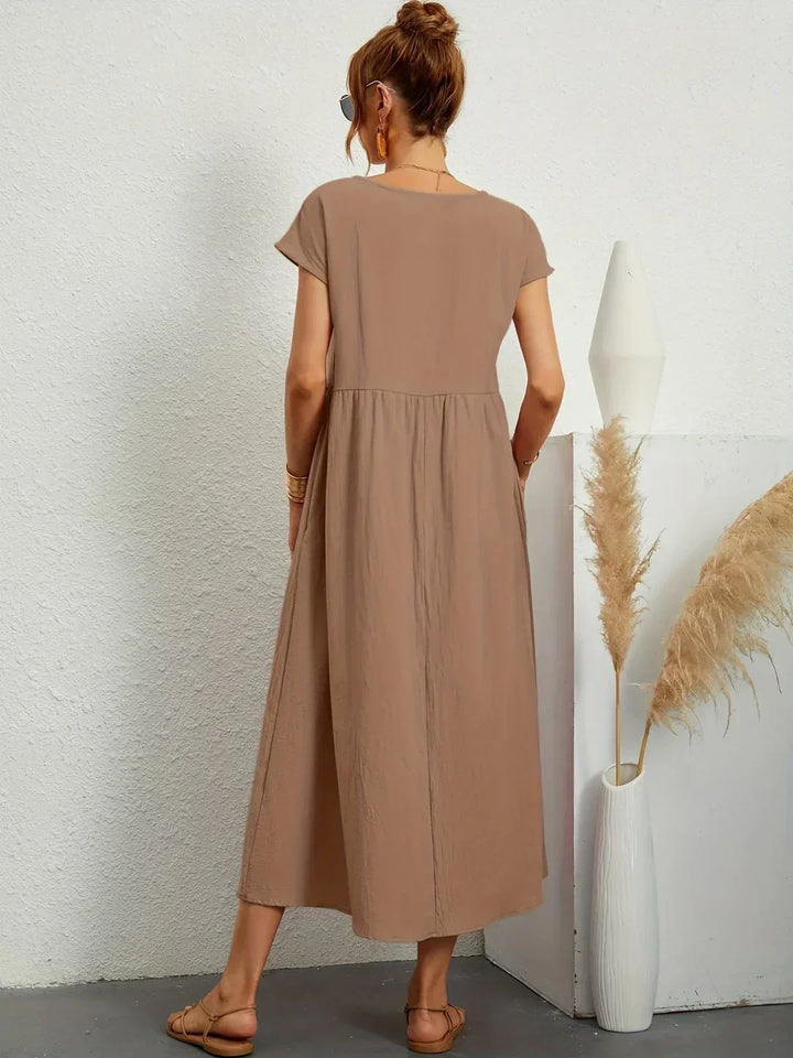 Gabrielle™ — Robe midi fluide élégance