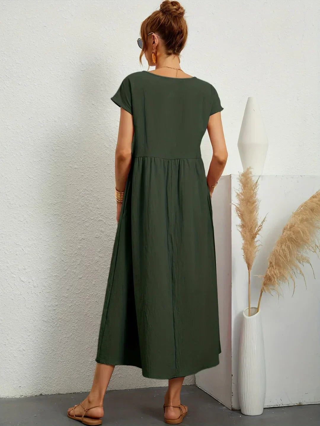 Gabrielle™ — Robe midi fluide élégance