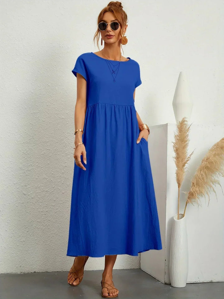 Gabrielle™ — Robe midi fluide élégance