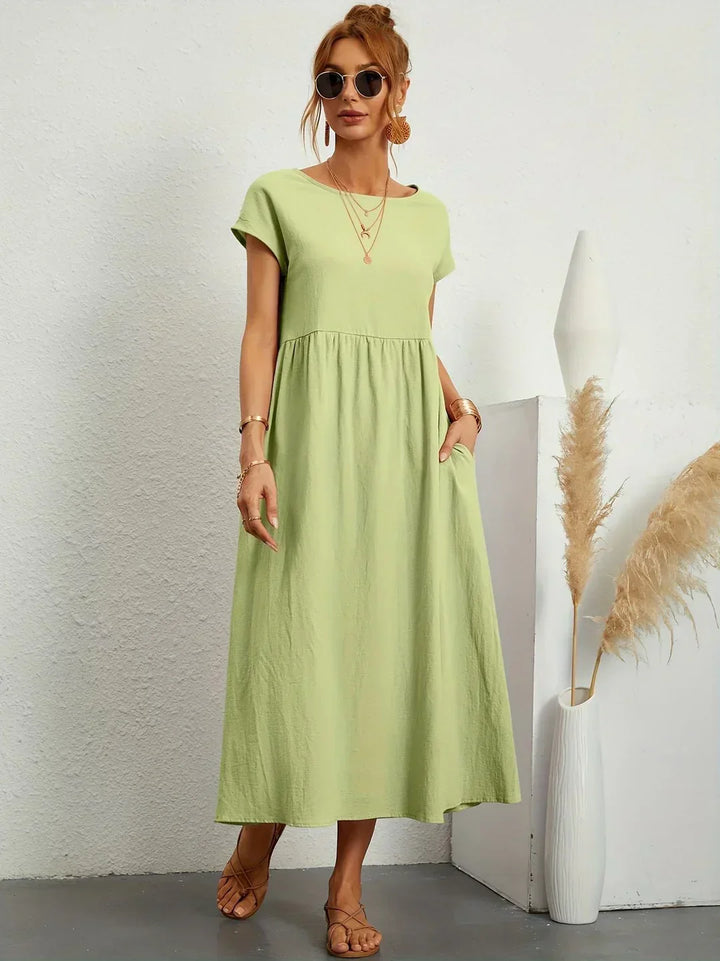Gabrielle™ — Robe midi fluide élégance