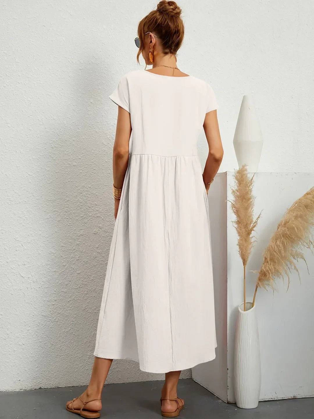 Gabrielle™ — Robe midi fluide élégance