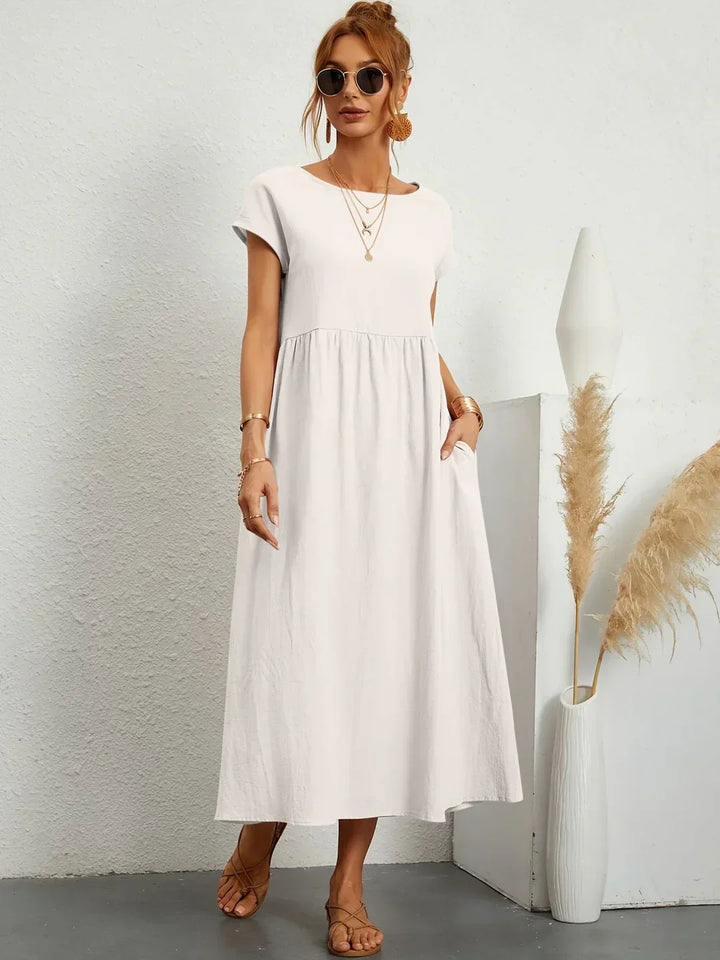 Gabrielle™ — Robe midi fluide élégance