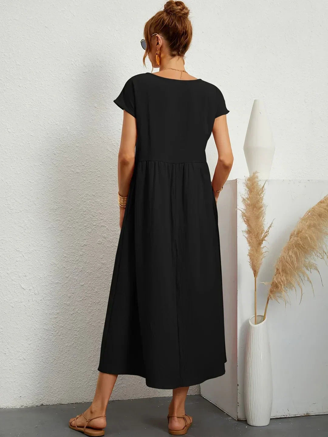 Gabrielle™ — Robe midi fluide élégance