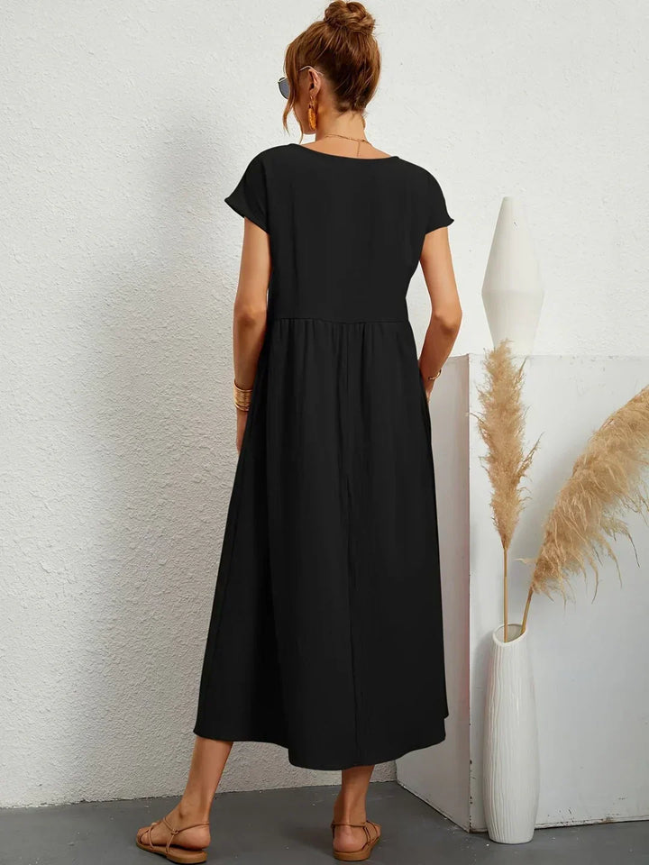 Gabrielle™ — Robe midi fluide élégance