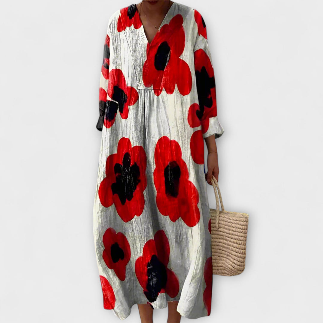 Marla - Robe élégante avec design géométrique
