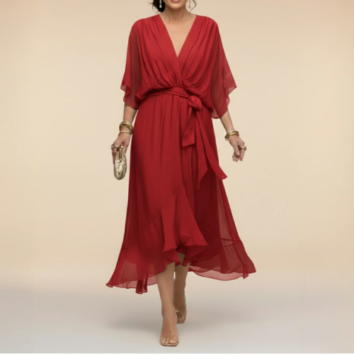 Monica - Robe décolletée en V