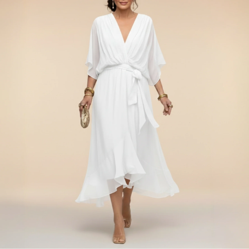 Monica - Robe décolletée en V