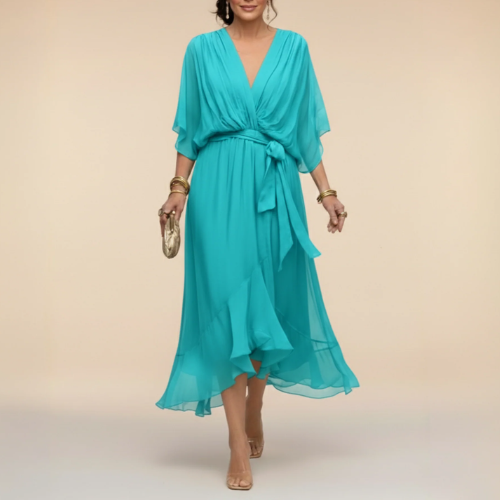 Monica - Robe décolletée en V