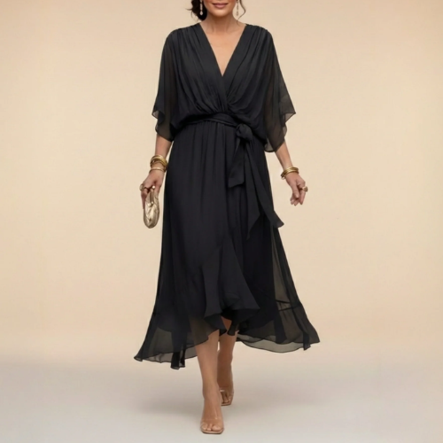 Monica - Robe décolletée en V