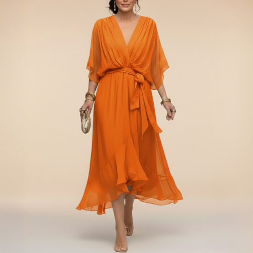 Monica - Robe décolletée en V