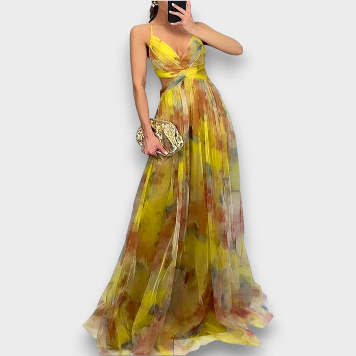 Giselle - Robe Maxi à Imprimé Floral