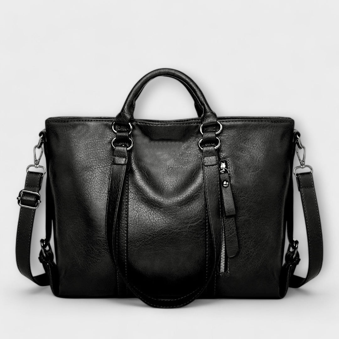 Cécile. - Grand sac en cuir