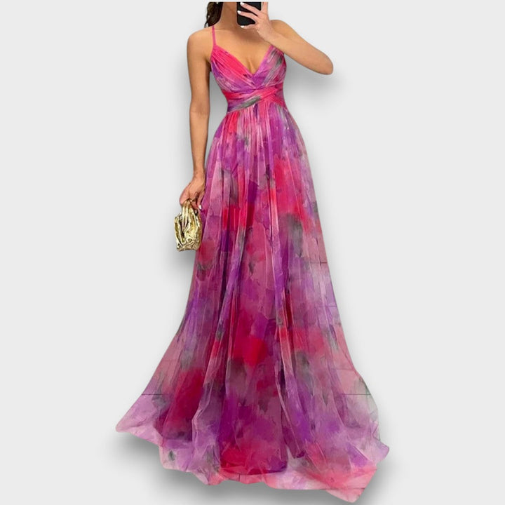Giselle - Robe Maxi à Imprimé Floral
