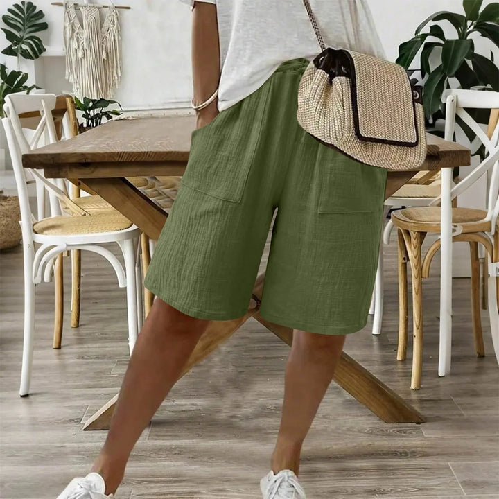Sienna - Shorts en Coton Lin