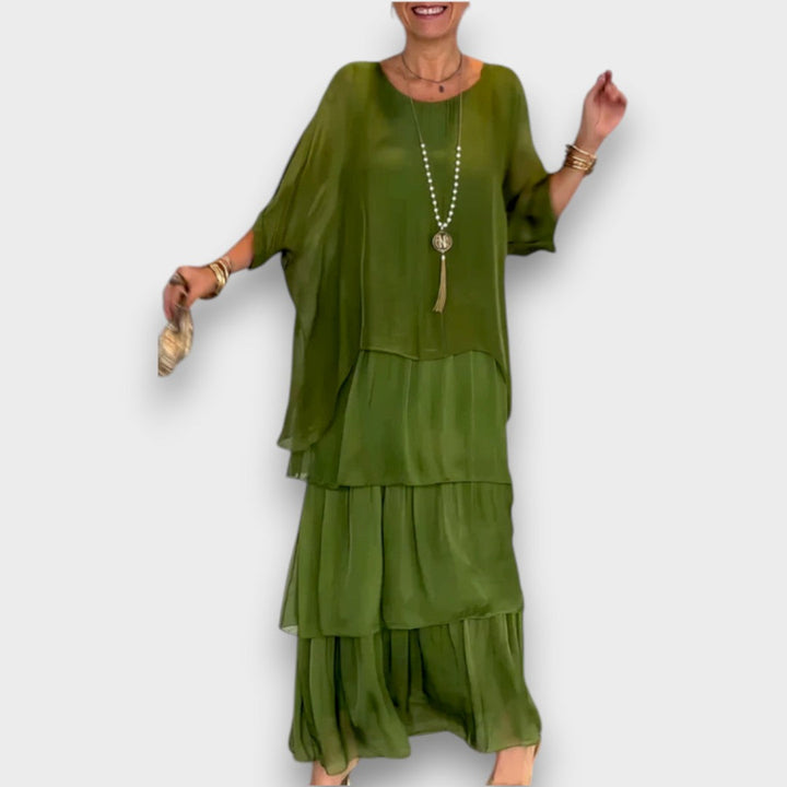 Lara - Robe Maxi Fluide Élégante