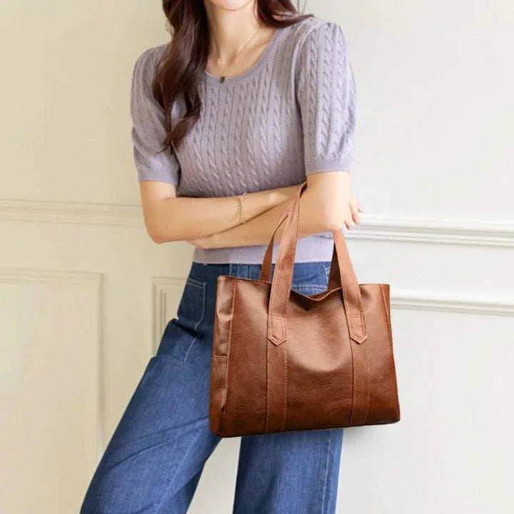 Susan - Sac à main en cuir minimaliste de luxe