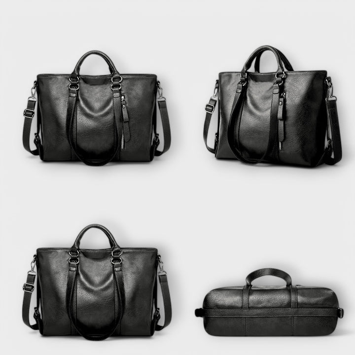 Cécile. - Grand sac en cuir