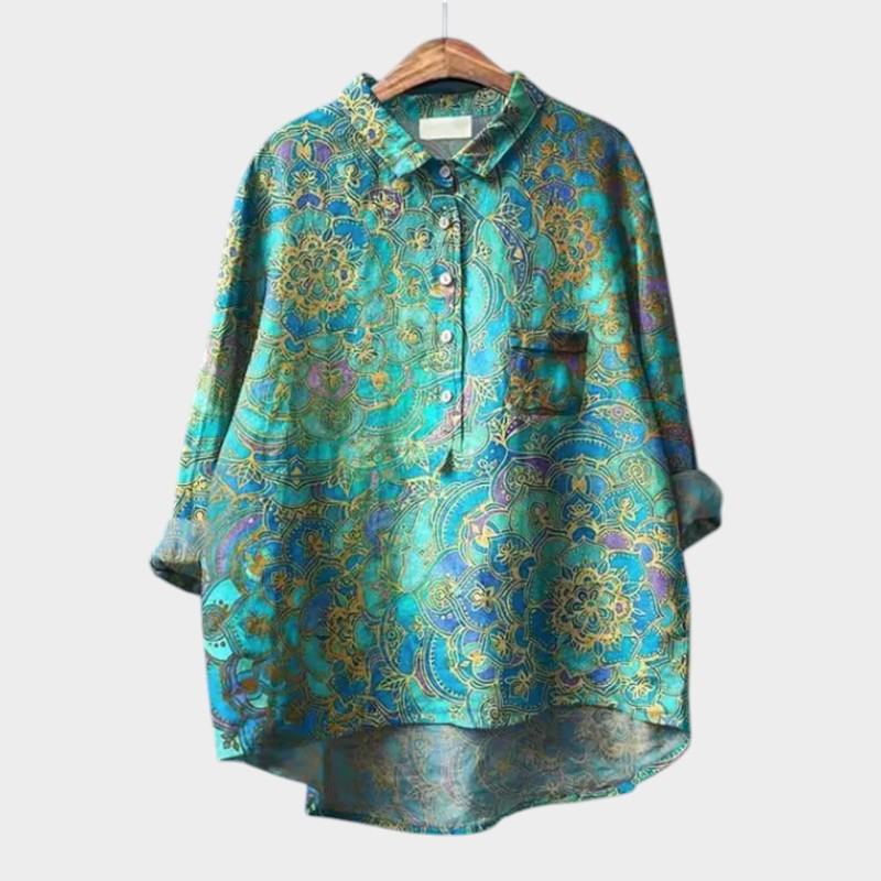 Ivonne | Blouse premium avec imprimés floraux