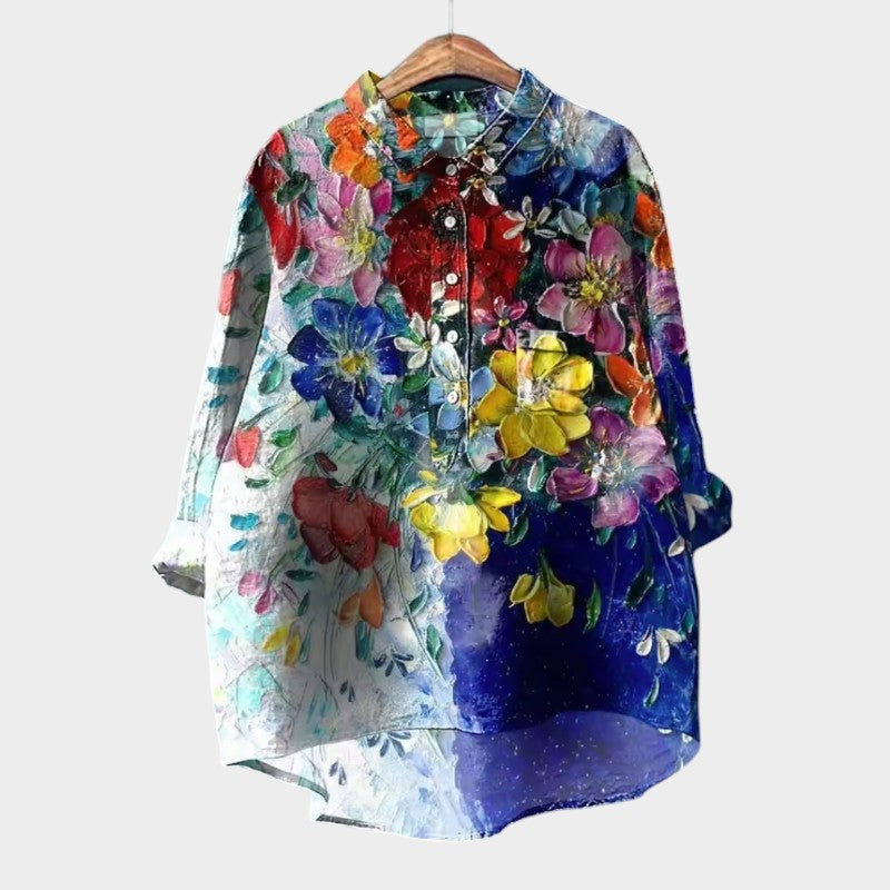 Lena | Blouse Premium avec broderies florales