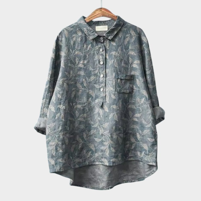 Lena | Blouse premium avec broderie en dentelle