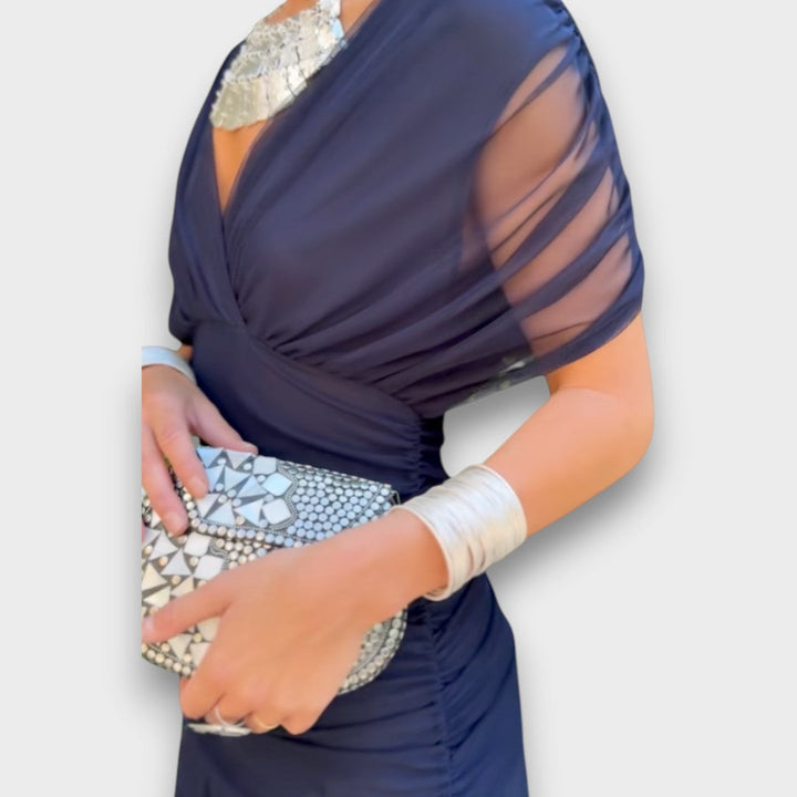 Camille - Robe longue en chiffon fluide