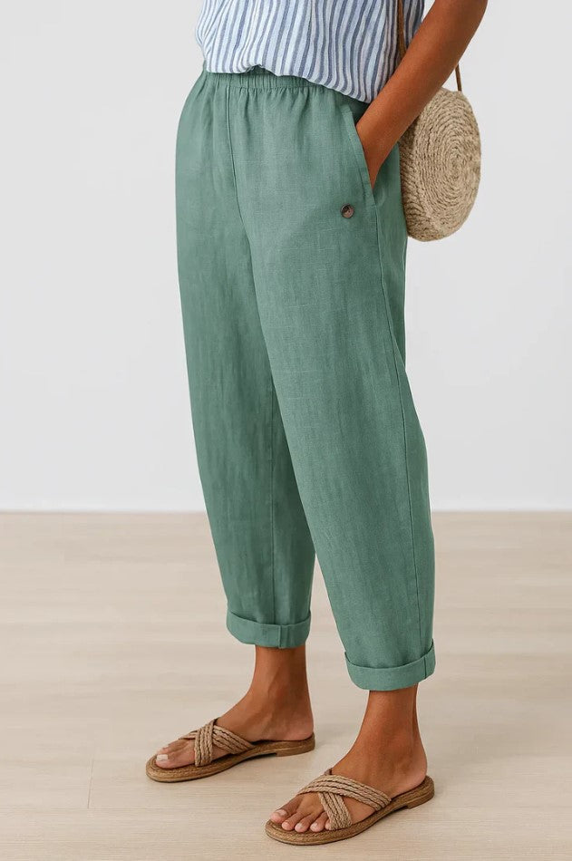 Elara - Pantalon Décontracté Élégant