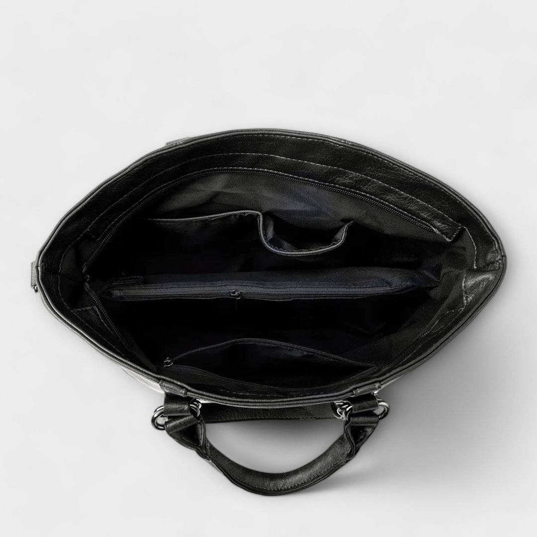 Cécile. - Grand sac en cuir