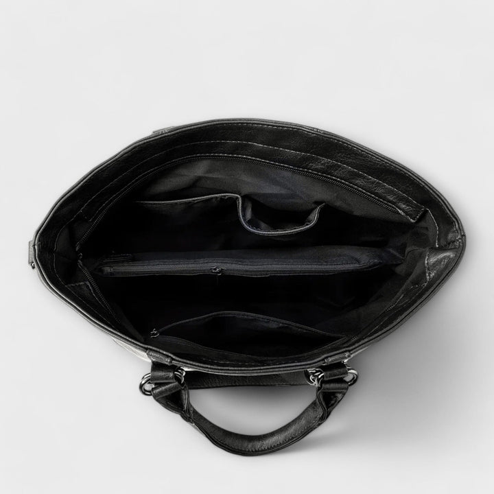 Cécile. - Grand sac en cuir