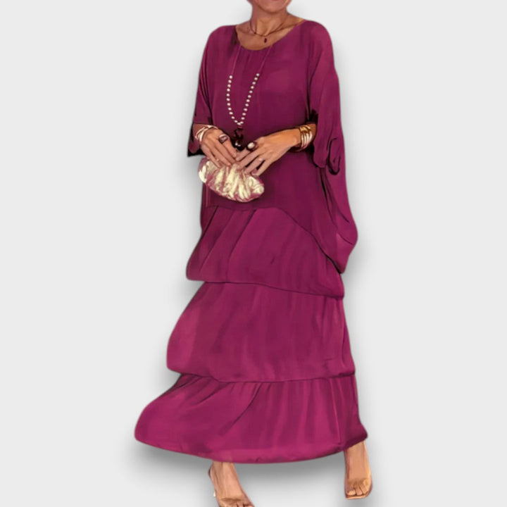 Lara - Robe Maxi Fluide Élégante