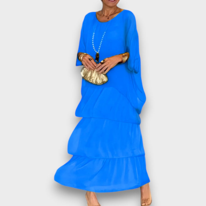 Lara - Robe Maxi Fluide Élégante