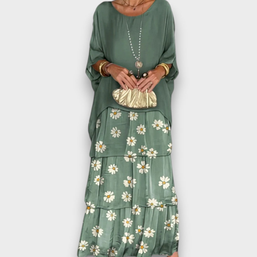 Lara - Robe Maxi Fluide Élégante