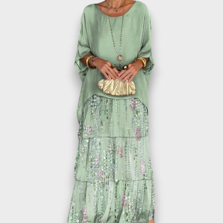 Lara - Robe Maxi Fluide Élégante