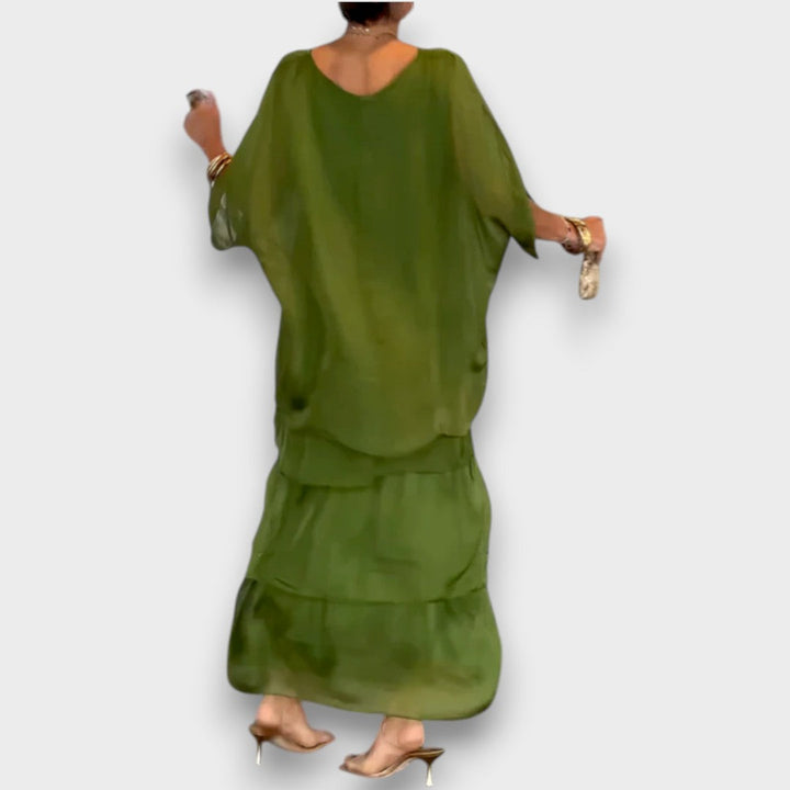 Lara - Robe Maxi Fluide Élégante