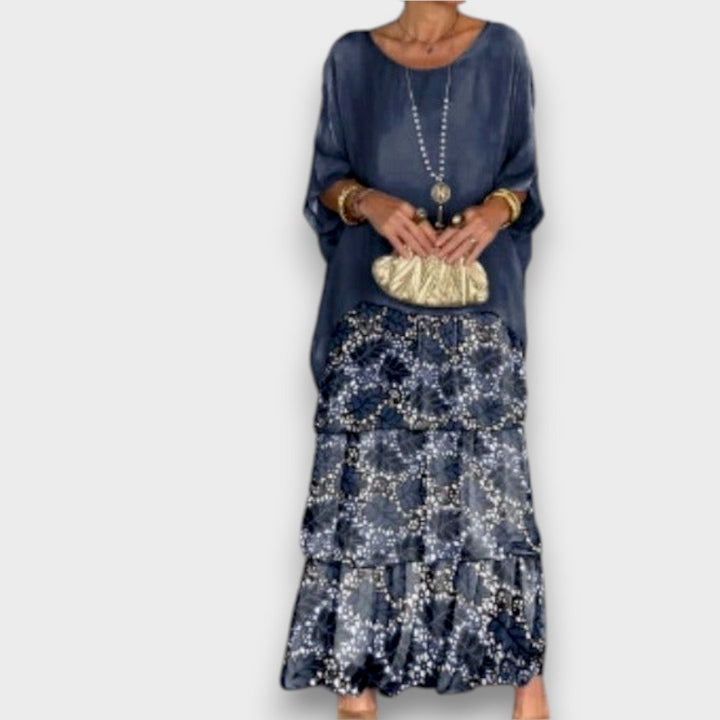 Lara - Robe Maxi Fluide Élégante