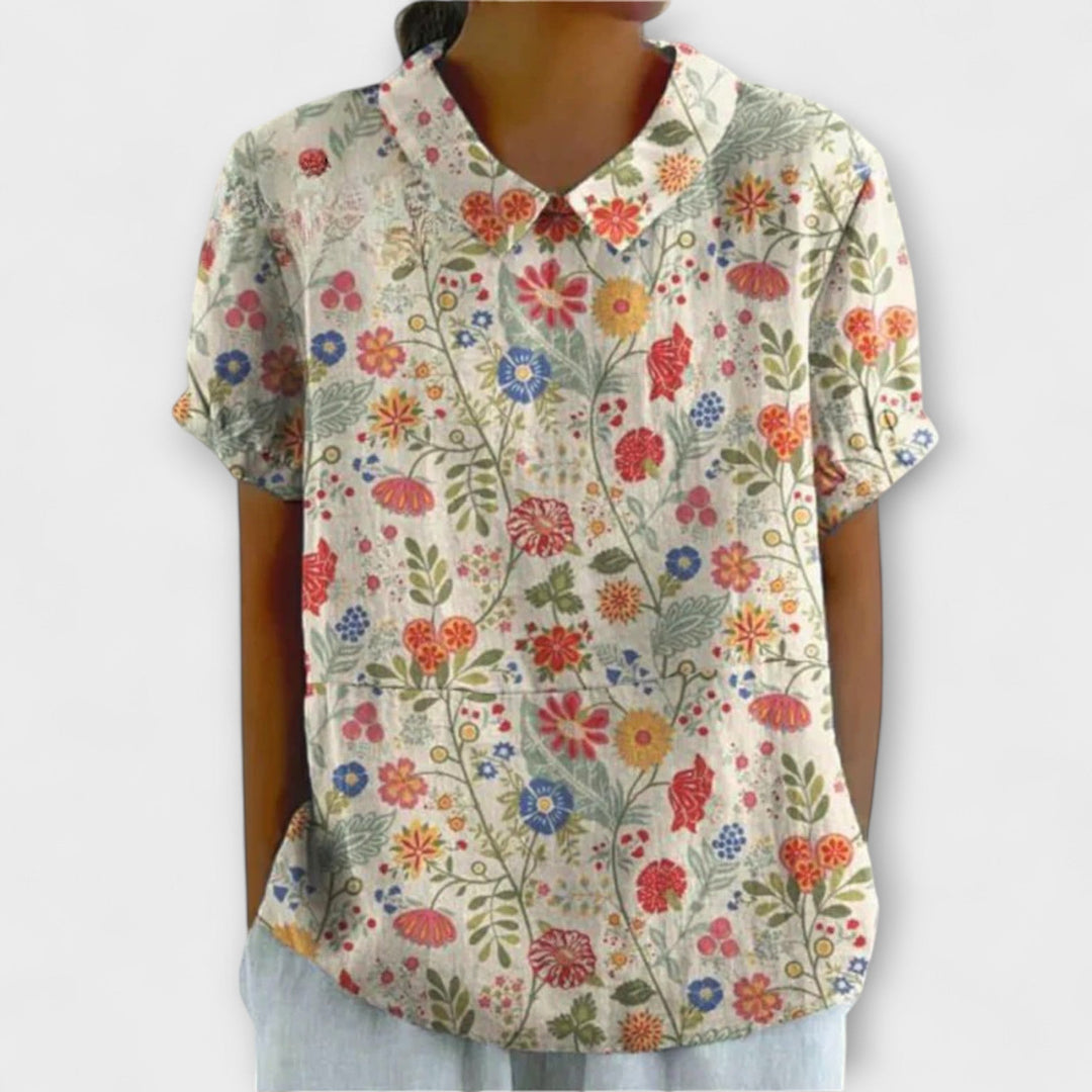 Chrissi - Blouse à fleurs