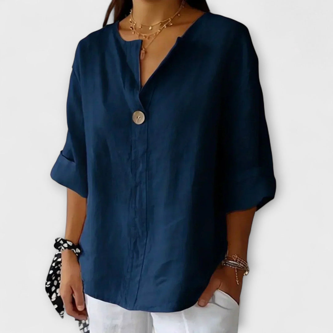 Nicole - Blouse Casual en Lin