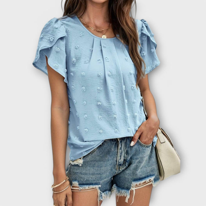 Charlotte - Blouse parfaite à pois
